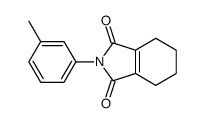 2-(3-methylphenyl)-4,5,6,7-tetrahydroisoindole-1,3-dione结构式