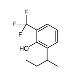 2-butan-2-yl-6-(trifluoromethyl)phenol结构式