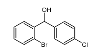 (2-bromophenyl)(4-chlorophenyl)methanol Structure