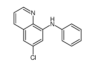 6-chloro-N-phenylquinolin-8-amine Structure