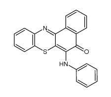 6-phenylamino-5H-benzo[a]phenothiazin-5-one Structure