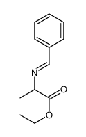 (+/-)-N-(Benzylidene)alanine Ethyl Ester Structure