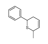 6-methyl-2-phenyl-3,6-dihydro-2H-thiopyran结构式