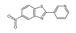 5-nitro-2-pyridin-3-yl-1,3-benzothiazole Structure