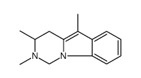 2,3,5-Trimethyl-1,2,3,4-tetrahydropyrimido[1,6-a]indole结构式