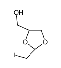 trans-2-(iodomethyl)-1,3-dioxolane-4-methanol Structure