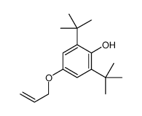 2,6-ditert-butyl-4-prop-2-enoxyphenol结构式