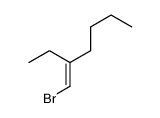 3-(bromomethylidene)heptane Structure