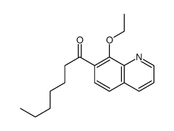 1-(8-ethoxyquinolin-7-yl)heptan-1-one结构式
