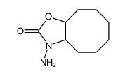 (3aR,9aR)-3-amino-3a,4,5,6,7,8,9,9a-octahydrocycloocta[d][1,3]oxazol-2-one Structure