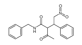 2-acetyl-N-benzyl-4-nitro-3-phenylbutanamide Structure