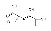 (2R)-3-sulfanyl-2-(2-sulfanylpropanoylamino)propanoic acid Structure