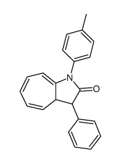 (3S,3aR)-3-Phenyl-1-p-tolyl-3,3a-dihydro-1H-cyclohepta[b]pyrrol-2-one Structure