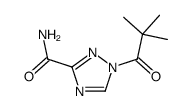 1-(2,2-dimethylpropanoyl)-1,2,4-triazole-3-carboxamide Structure