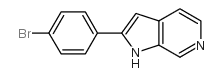 2-(4-bromophenyl)-1h-pyrrolo[2,3-c]pyridine Structure