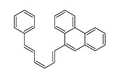 9-(6-phenylhexa-1,3,5-trienyl)phenanthrene结构式