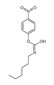 (4-nitrophenyl) N-hexylcarbamate结构式