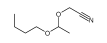 2-(1-butoxyethoxy)acetonitrile结构式