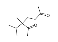 3-Methyl-3-isopropyl-2,6-heptanedione Structure
