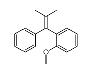 1-methoxy-2-(2-methyl-1-phenylprop-1-enyl)benzene结构式