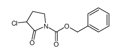 benzyl 3-chloro-2-oxopyrrolidine-1-carboxylate结构式