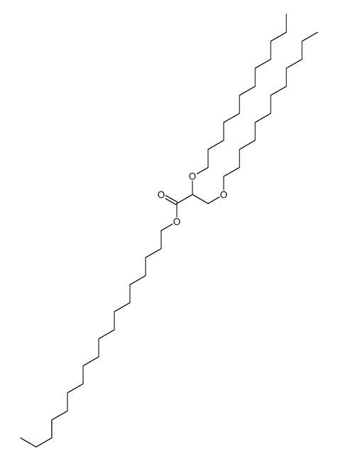 octadecyl 2,3-didodecoxypropanoate结构式