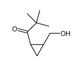 1-[(1R,2R)-2-(hydroxymethyl)cyclopropyl]-2,2-dimethylpropan-1-one结构式