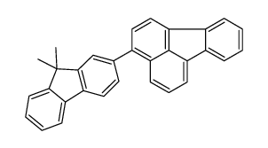 3-(9,9-dimethylfluoren-2-yl)fluoranthene Structure