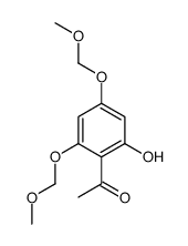 1-[2-hydroxy-4,6-bis(methoxymethoxy)phenyl]ethanone Structure