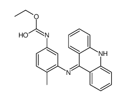 ethyl N-[3-(acridin-9-ylamino)-4-methylphenyl]carbamate Structure