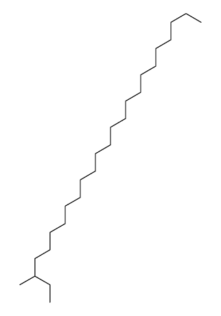 3-methyltetracosane Structure