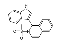 1-(1H-indol-3-yl)-2-methylsulfonyl-1H-isoquinoline结构式