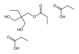 2,2-bis(hydroxymethyl)butyl propanoate,propanoic acid Structure