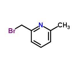 2-溴甲基-6-甲基吡啶结构式
