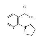 2-(1-pyrrolidinyl)nicotinic acid Structure