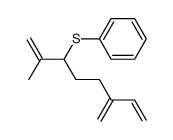 (1-isopropenyl-4-methylene-hex-5-enylsulfanyl)-benzene结构式