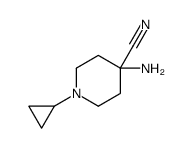 4-Piperidinecarbonitrile,4-amino-1-cyclopropyl-(9CI) picture