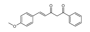 (E)-5-(4-methoxyphenyl)-1-phenylpent-4-ene-1,3-dione Structure