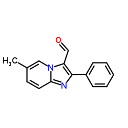 6-METHYL-2-PHENYL-IMIDAZO[1,2-A]PYRIDINE-3-CARBALDEHYDE Structure