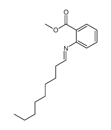 2-(亚壬基氨基)-苯甲酸甲酯结构式