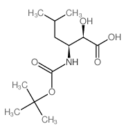 (2S,3S)-3-(Boc-氨基)-2-羟基-5-甲基己酸结构式
