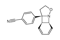 4-((3aS,3bR,7aS)-2,3,3b,7a-tetrahydro-3aH-benzo[3,4]azeto[1,2-b]isoxazol-3a-yl)benzonitrile结构式