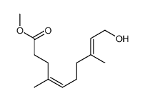methyl 10-hydroxy-4,8-dimethyldeca-4,8-dienoate Structure