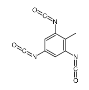 toluene-2,4,6-triyl triisocyanate Structure