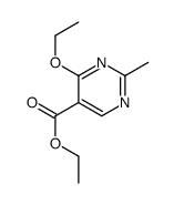 ethyl 4-ethoxy-2-methylpyrimidine-5-carboxylate Structure