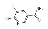 5,6-二氯烟酰胺结构式