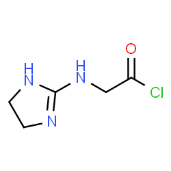 Acetyl chloride,[(4,5-dihydro-1H-imidazol-2-yl)amino]- (9CI) Structure