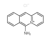 benzo[b]quinolizin-5-ium-6-amine,chloride Structure