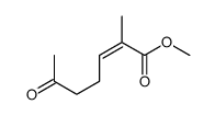 methyl 2-methyl-6-oxohept-2-enoate结构式