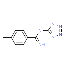 Benzenecarboximidamide, 4-methyl-N-1H-tetrazol-5-yl- (9CI) structure